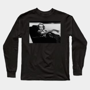 Marlene Dietrich Long Sleeve T-Shirt